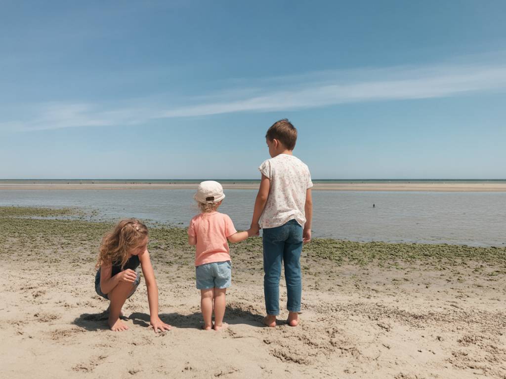 Plage de Ouistreham Riva Bella : explorer la biodiversité marine locale en famille