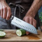 Couteau japonais santoku artisanal : comment choisir une lame durable, bien l’aiguiser et l’utiliser au potager comme en cuisine